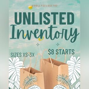 $8 Start Unlisted Inventory Item - SOLD AS IS/AS SHOWN ON LIVE SHOW -